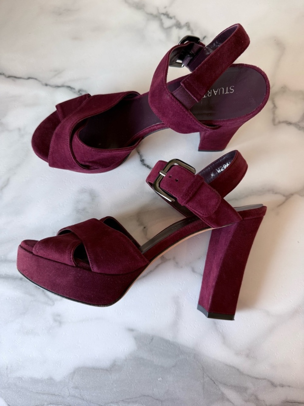 Stuart Weitzman Slingback Heels size 8.5 Romantic Closet Staple Quiet Luxury